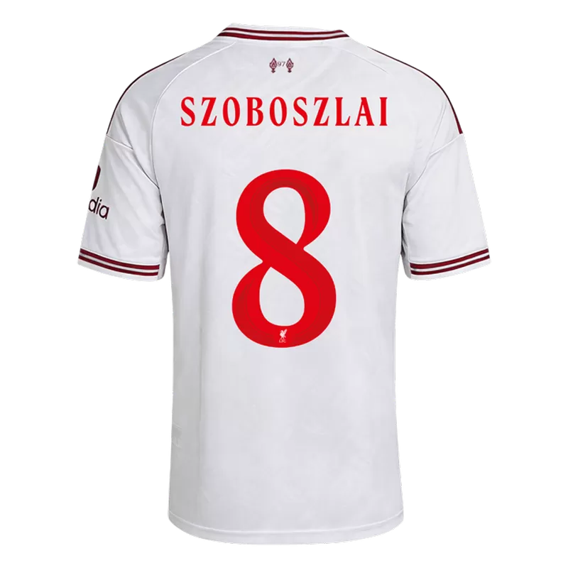 Camisola LIV 2026-27 Alternativa Branca UCL Versão Adepto SZOBOSZLAI #8