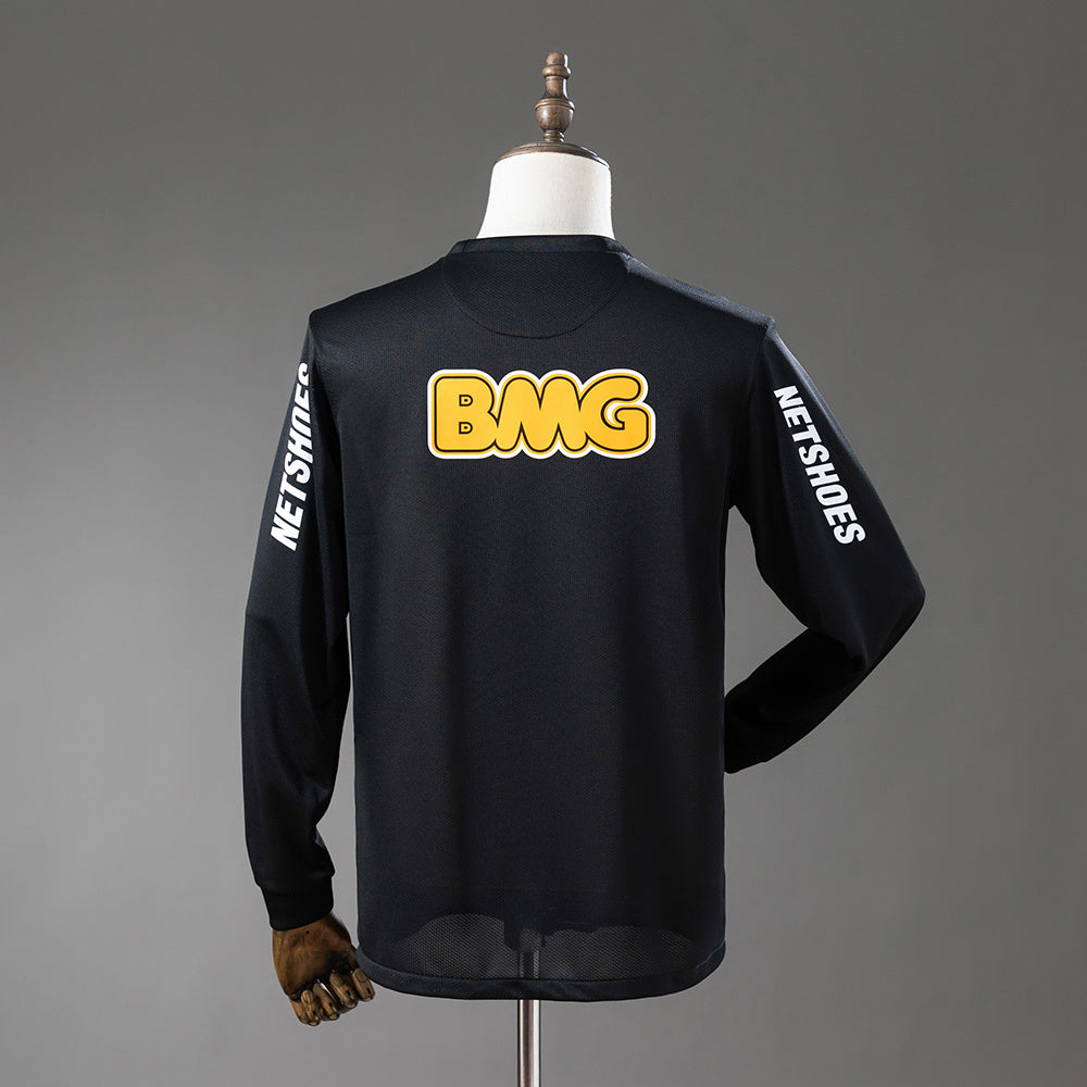 Camisola Manga Comprida Santos FC 2012-13 Alternativa Preta Versão Adepto