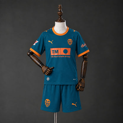 Kit Criança Valencia FC 2026-27 Alternativo Azul