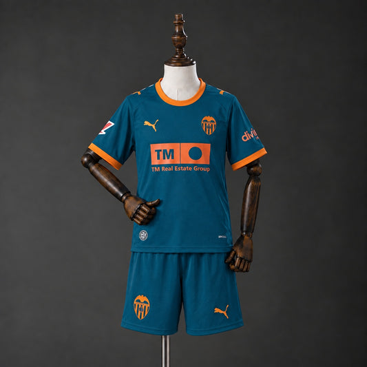 Kit Criança Valencia FC 2026-27 Alternativo Azul