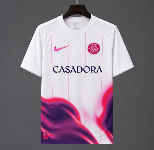 Camisola FC Toulouse 2026-27 Alternativa Branca Versão Adepto