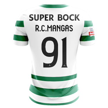 Camisola SCP 2025-26 Principal Versão Adepto R.C.MANGAS #91