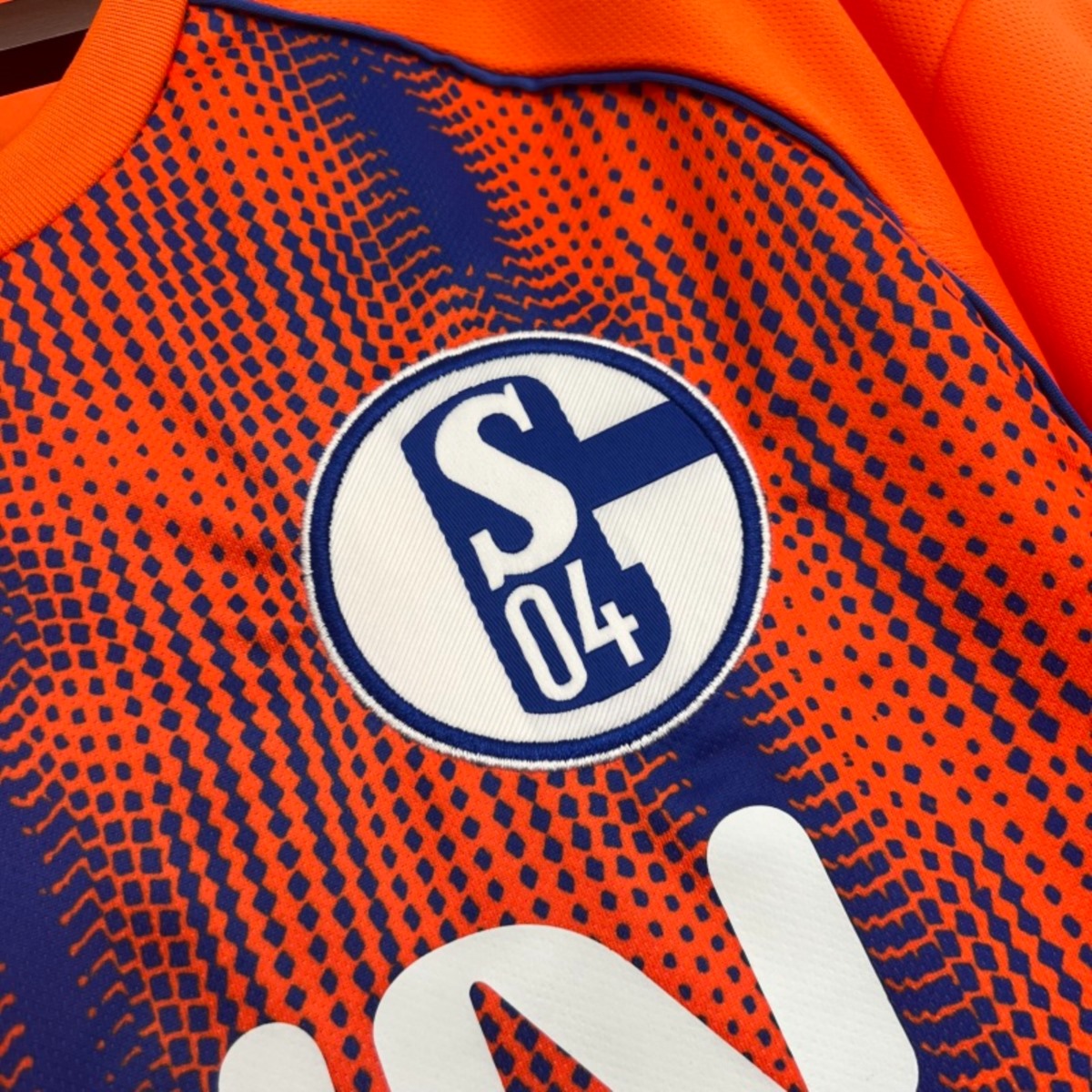 Camisola Schalke 04 2025-26 Alternativa Laranja Versão Adepto