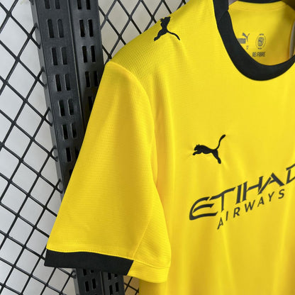 Camisola Girona FC 2025-26 Alternativa Amarela Versão Adepto
