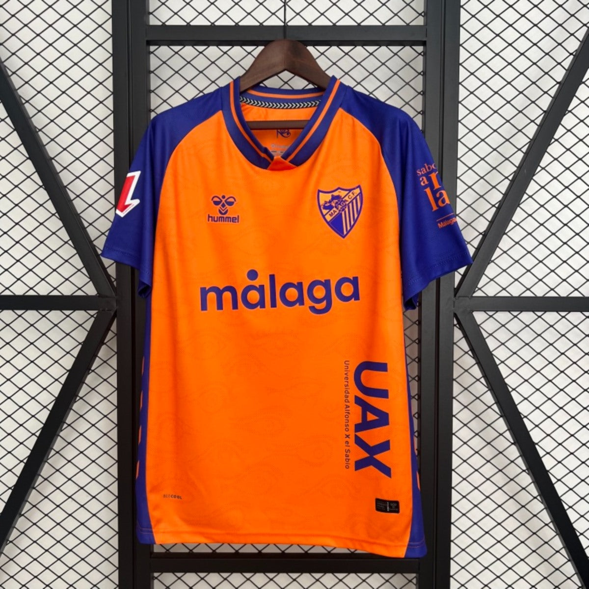 Camisola Malaga CF 2025-26 Alternativa Laranja Versão Adepto
