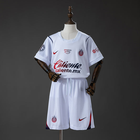 Kit Criança CD Chivas 2026-27 Alternativo Branco