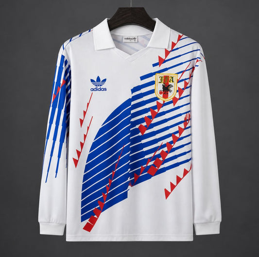 Camisola Manga Comprida Japão 1994 Alternativa Branca Versão Adepto