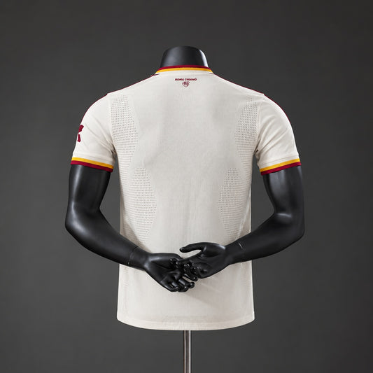 Camisola AS Roma 2026-27 Alternativa Branca Versão Jogador