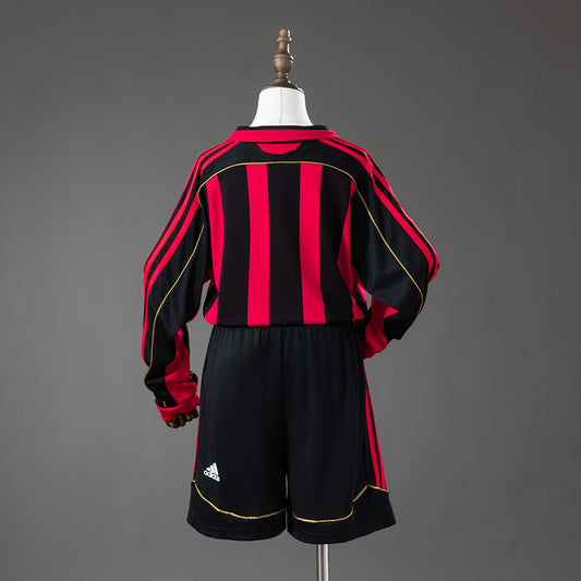 Kit Criança Manga Comprida AC Milan 2006-07 Principal