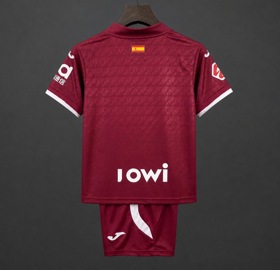 Kit Criança Getafe 2026-27 Alternativa Vermelha
