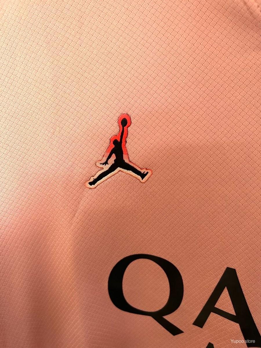 Camisola Manga Comprida FC Paris Saint-Germain 2024-25 Alternativa Laranja Versão Adepto