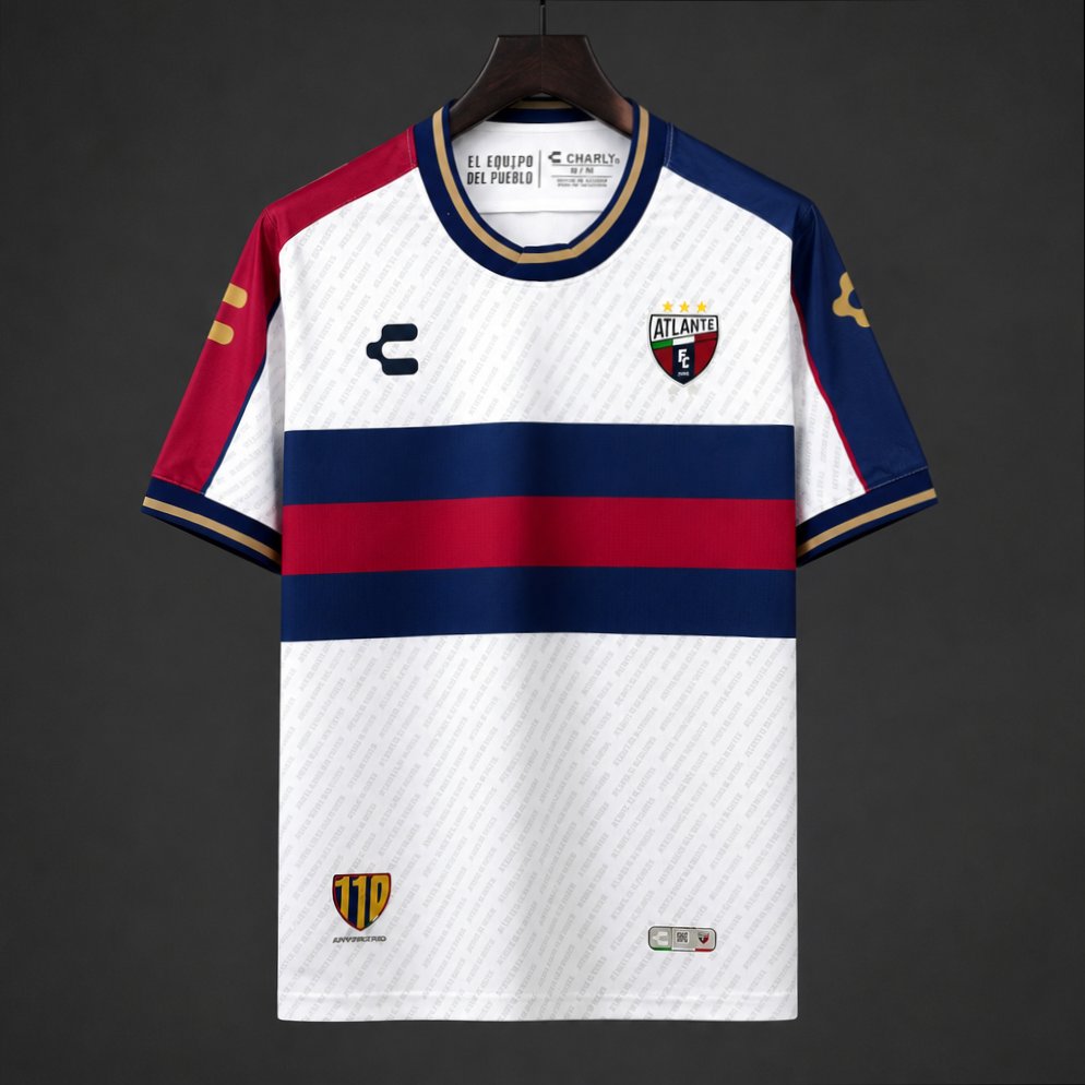 Camisola CF Atlante 2026-27 Alternativa Branca Versão Adepto