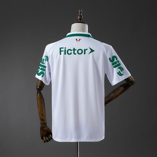 Camisola SE Palmeiras 2026-27 Alternativa Branca Versão Adepto Todos Patrocinadores