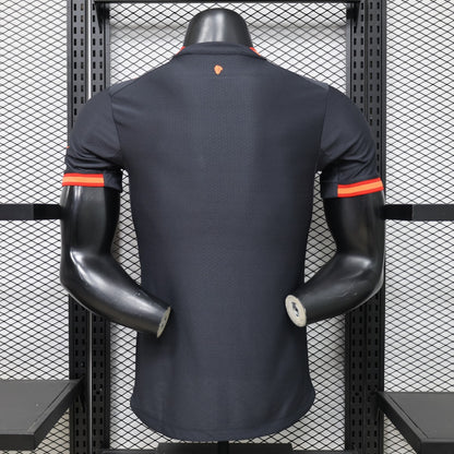 Camisola Ac Milan 2025-26 Alternativa Preta Versão Jogador