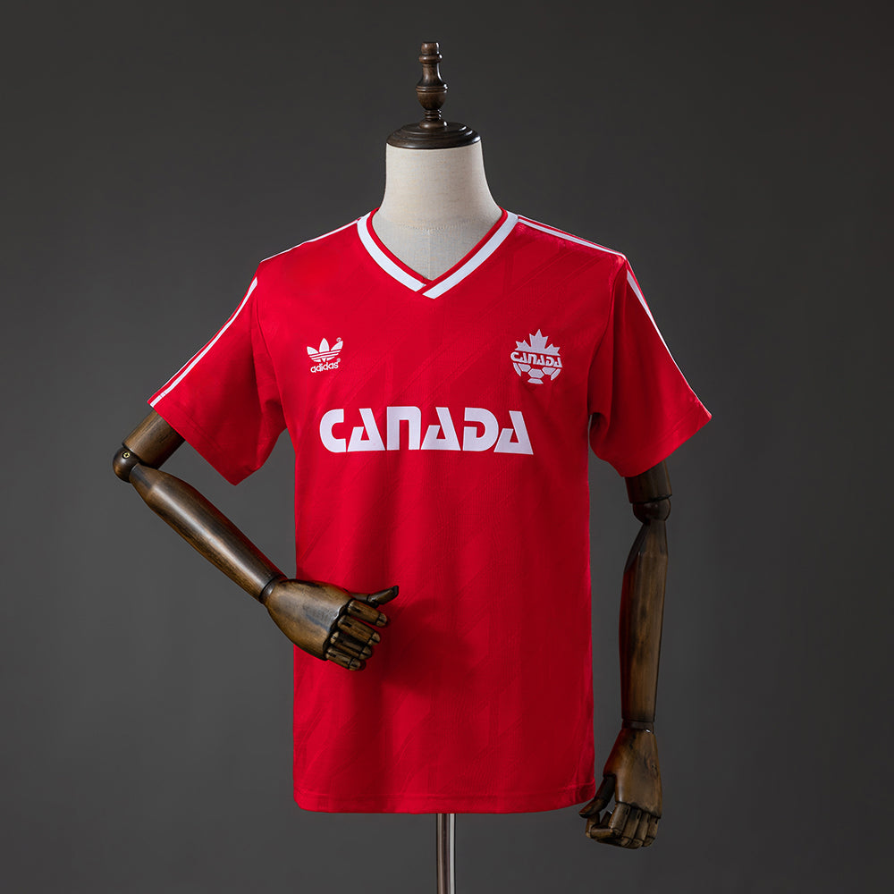 Camisola Canada 1986 Principal Versão Adepto