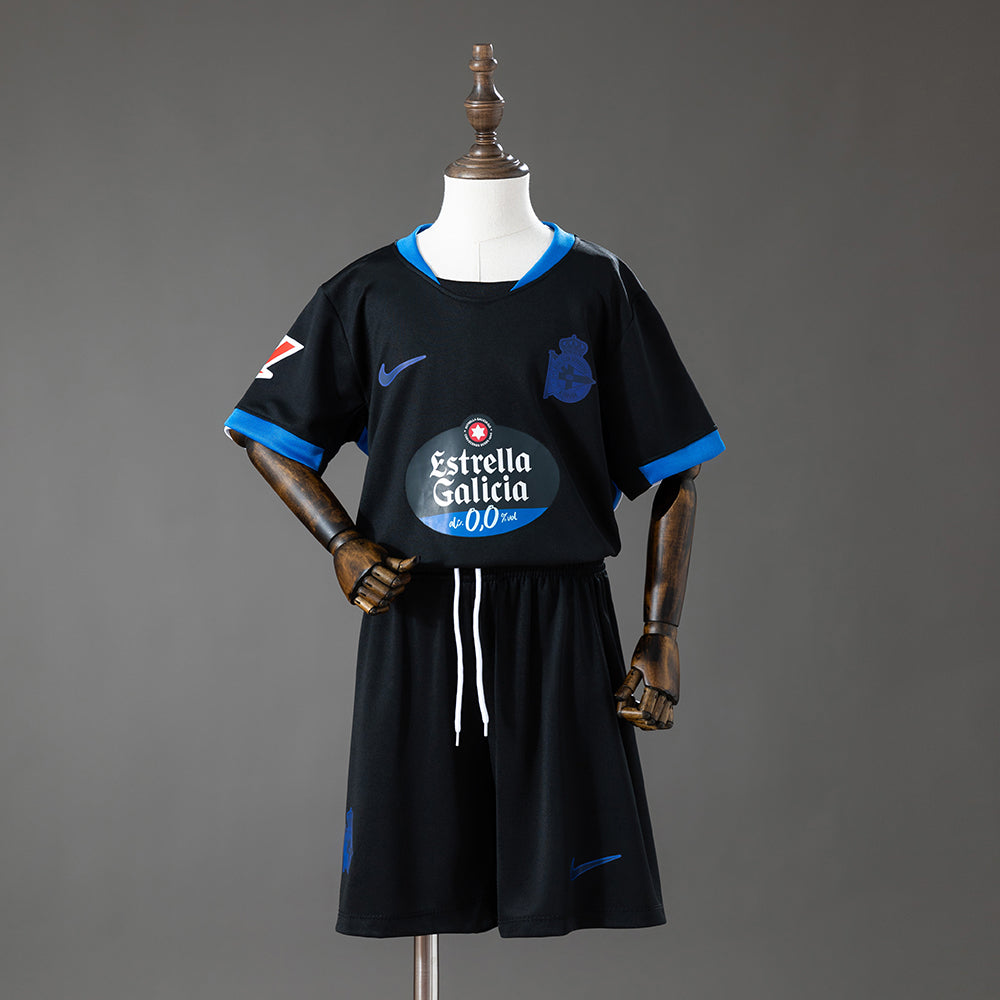 Kit Criança RC Deportivo de Corunha 2026-27 Alternativo Preto