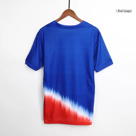 Camisola USA 2024 Alternativa Azul Versão Adepto