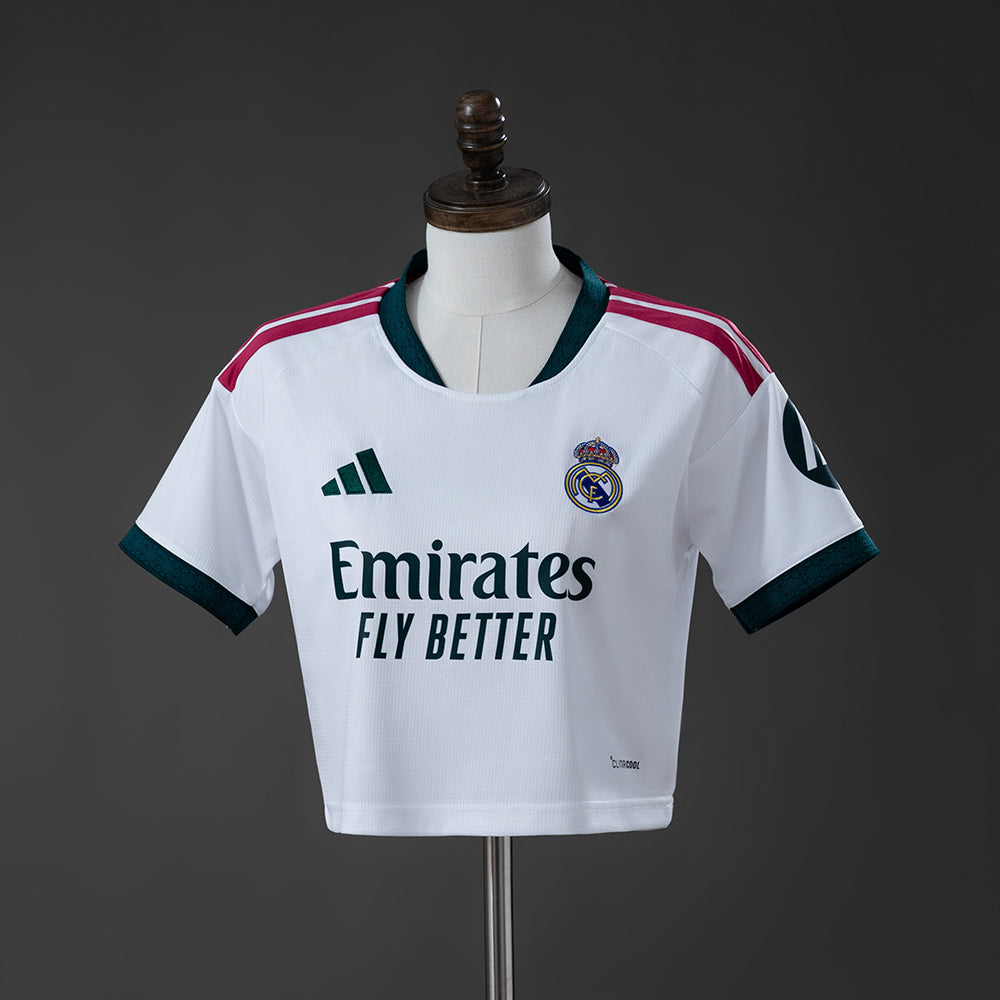 Crop Top Mulher Real Madrid CF 2026-27 Principal