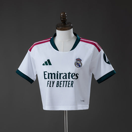 Crop Top Mulher Real Madrid CF 2026-27 Principal