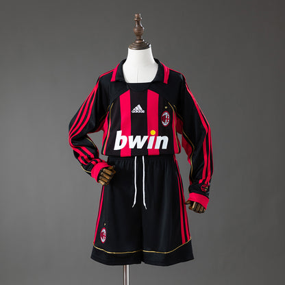 Kit Criança Manga Comprida AC Milan 2006-07 Principal