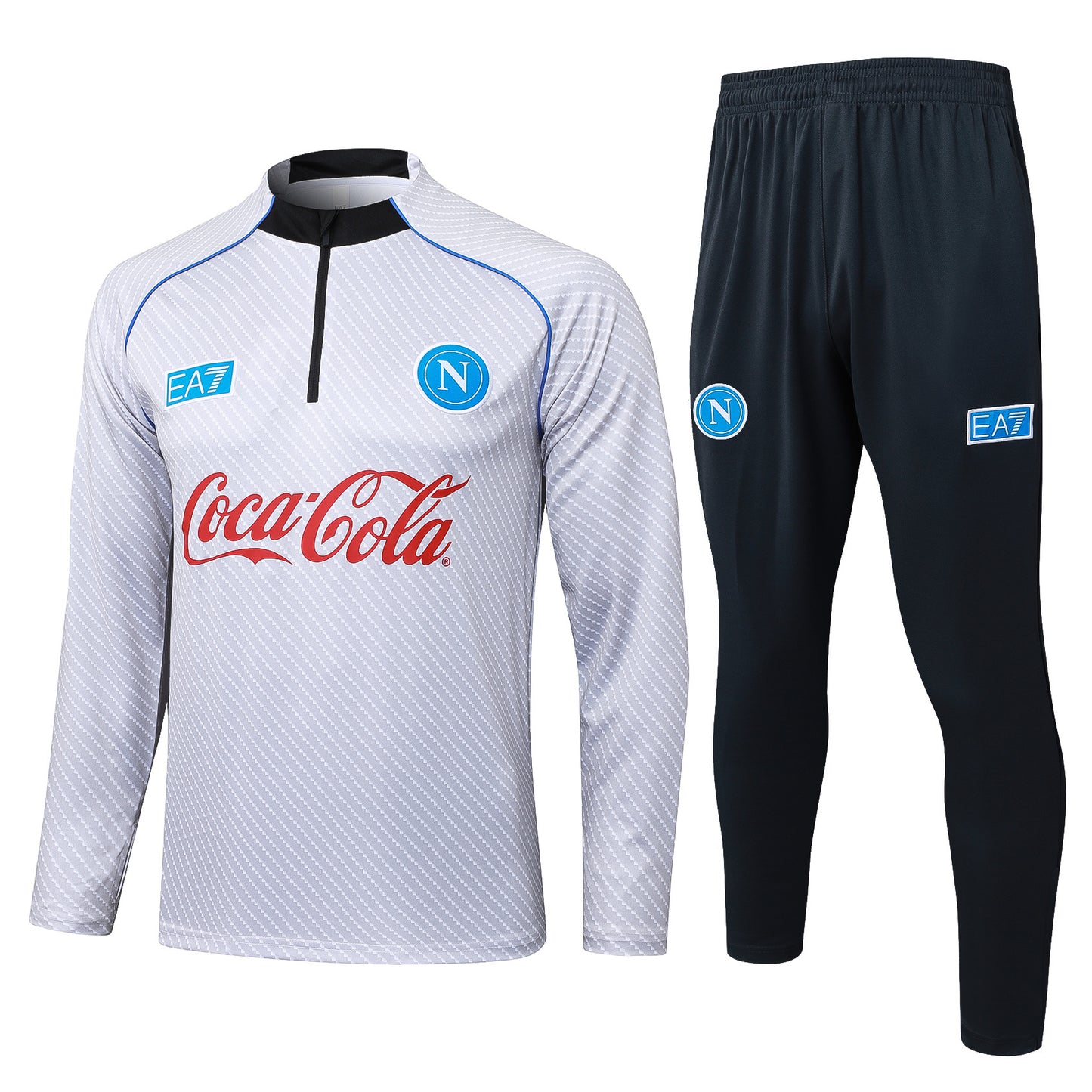 Fato de Treino Napoles 2025-26 - Camisola com Fecho
