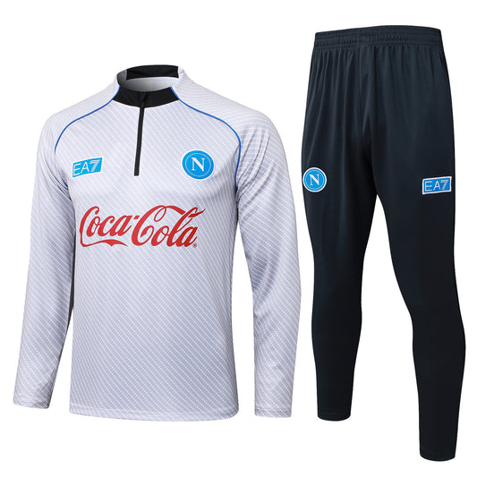Fato de Treino Napoles 2025-26 - Camisola com Fecho