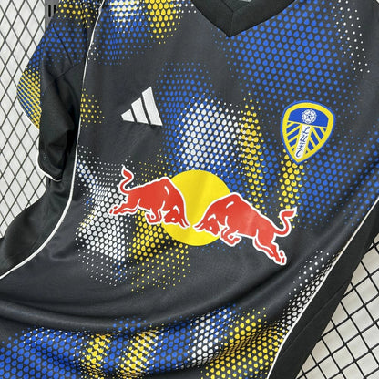 Camisola Leeds-U 2025-26 Alternativa Azul Escura Versão Adepto