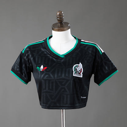 Crop Top Mulher Mexico 2026 Alternativo