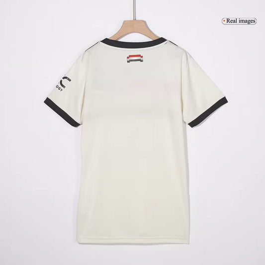 Camisola M-United 2024-25 Alternativa Branca Versão Mulher