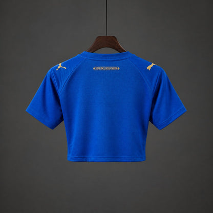 Crop Top Mulher SE Palmeiras 2026-27 Alternativo Azul