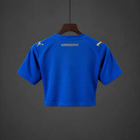 Crop Top Mulher SE Palmeiras 2026-27 Alternativo Azul
