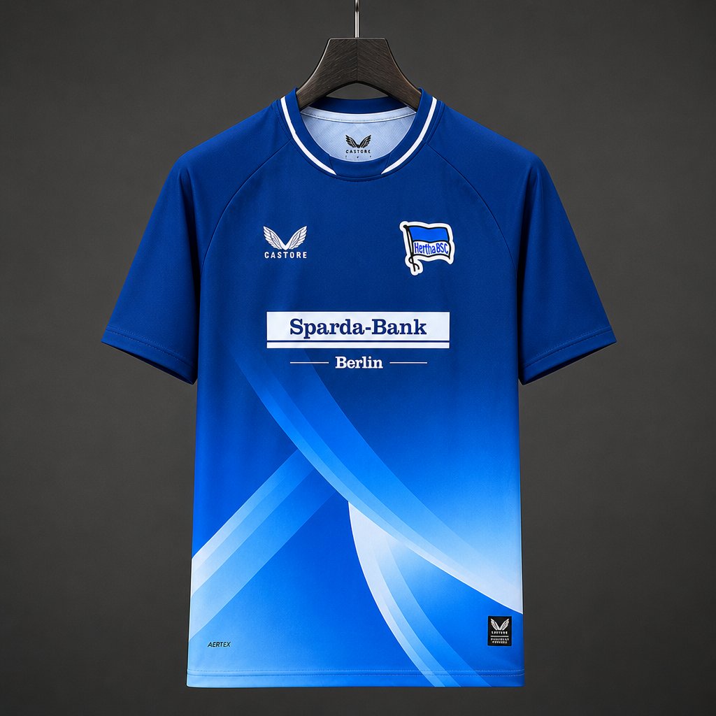 Camisola Hertha BSC 2026-27 Alternativa Azul Versão Adepto