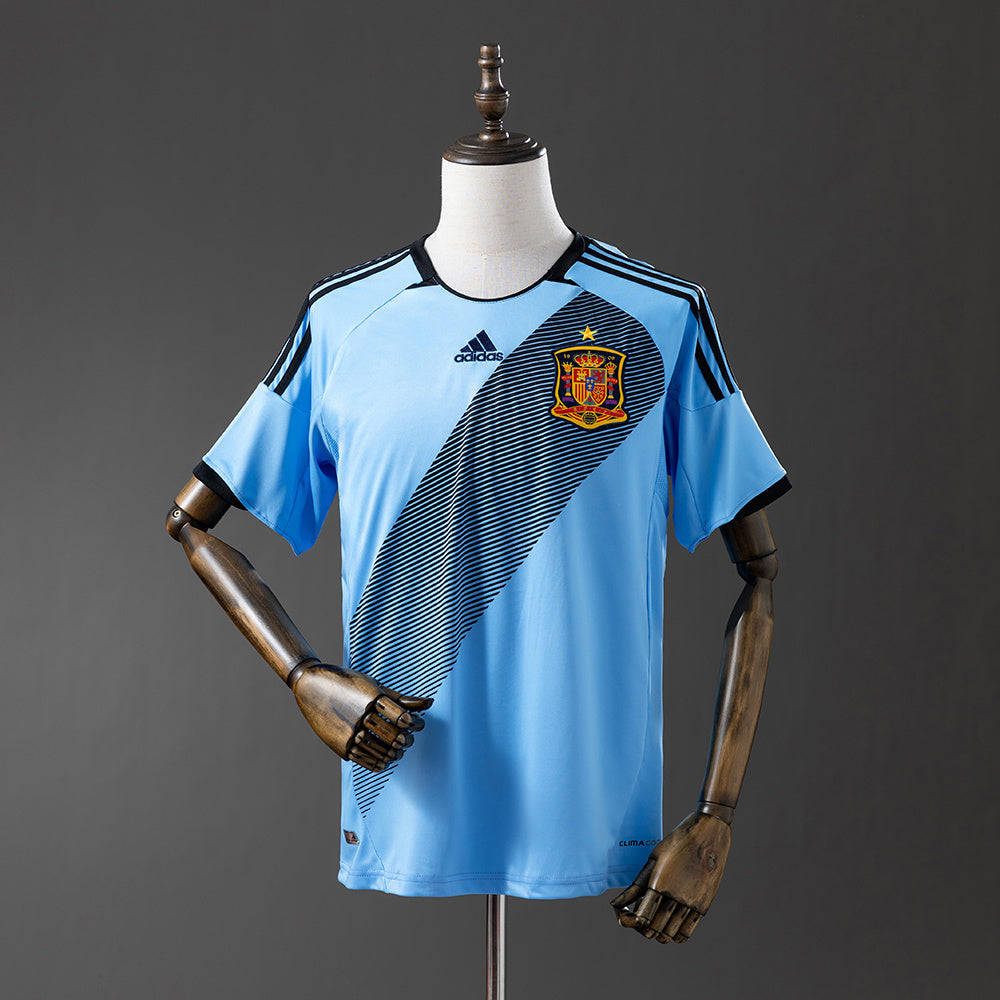 Camisola Espanha 2012 Alternativa Azul Versão Adepto