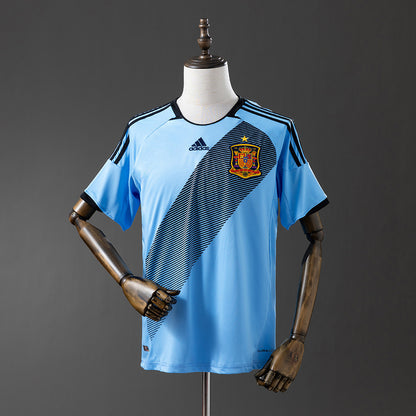 Camisola Espanha 2012 Alternativa Azul Versão Adepto