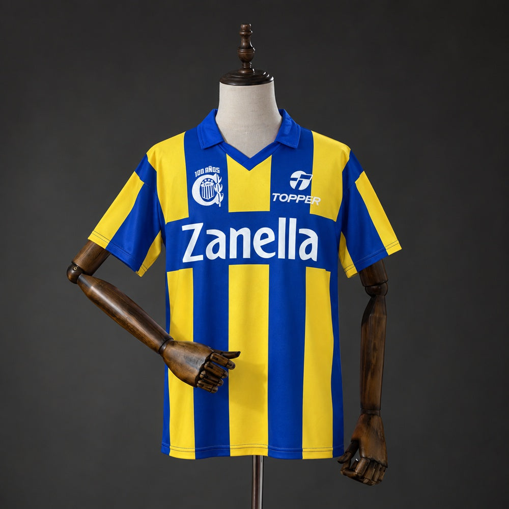 Camisola CA Rosario Central 1989-90 Principal Versão Adepto