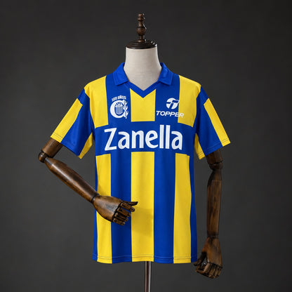 Camisola CA Rosario Central 1989-90 Principal Versão Adepto