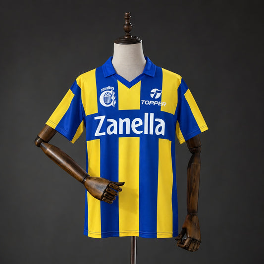 Camisola CA Rosario Central 1990-91 Principal Versão Adepto
