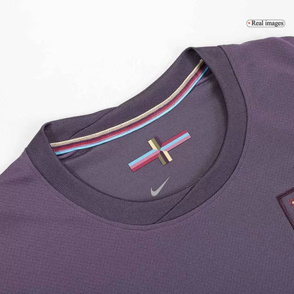 Camisola Inglaterra 2024 Alternativa Azul Versão Adepto