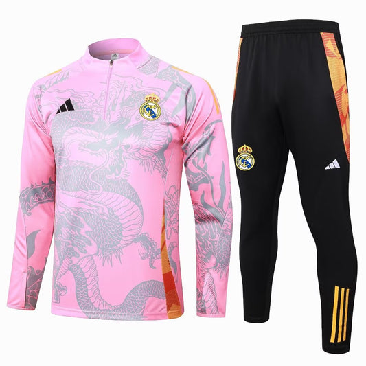 Fato de Treino Real Madrid CF 2024-25 - Camisola com Fecho