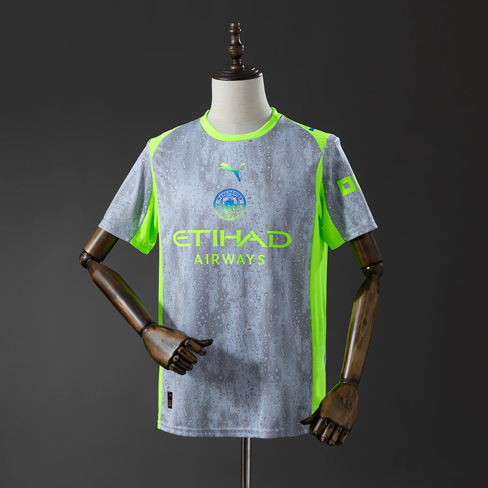 Camisola MCI 2025-26 Alternativa Cinzenta Versão Adepto