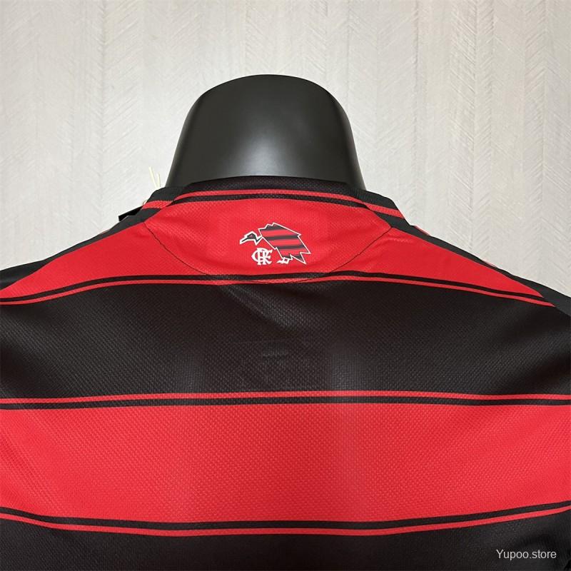 Camisola CR Flamengo 2025-26 Principal Lisa Versão Jogador