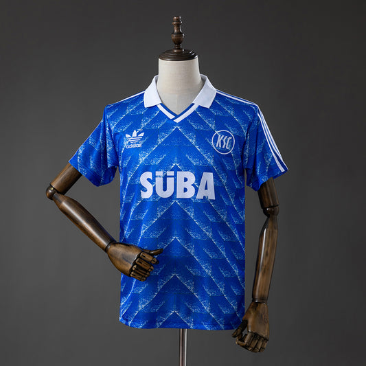 Camisola Karlsruher SC 1989-90 Principal Versão Adepto