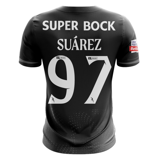 Camisola SCP 2025-26 Alternativa Preta Versão Adepto SUÁREZ #97