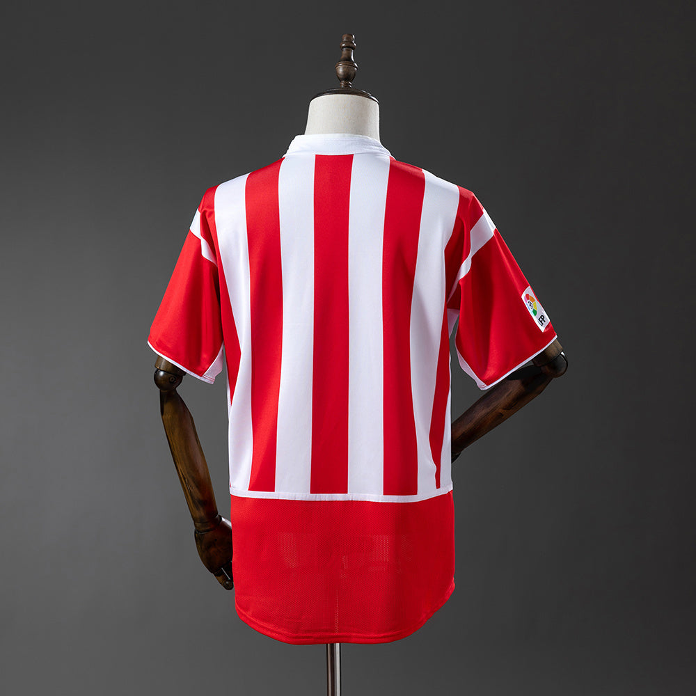 Camisola Atletico Madrid 2002-03 Principal Versão Adepto
