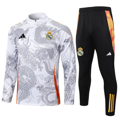 Fato de Treino Real Madrid CF 2024-25 - Camisola com Fecho