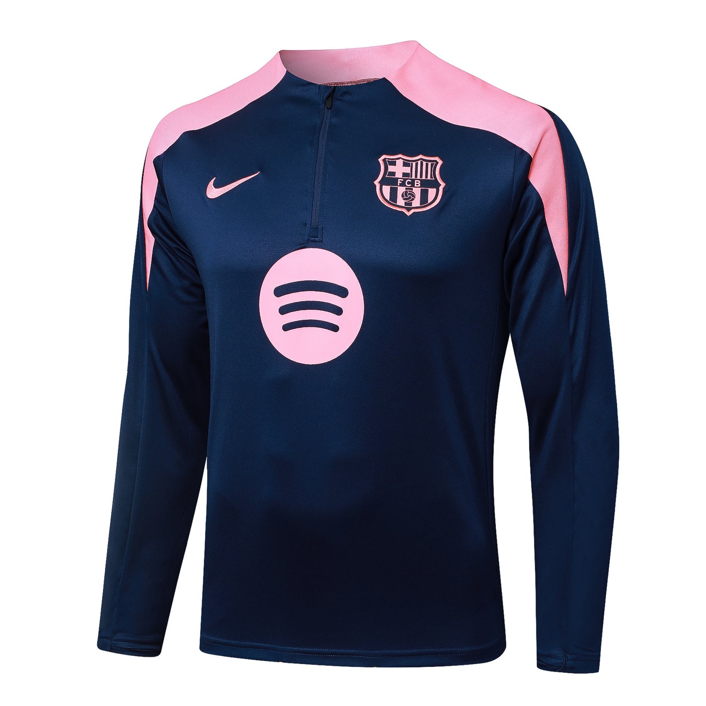 Fato de Treino FC Barcelona 2025-26 - Camisola com Fecho