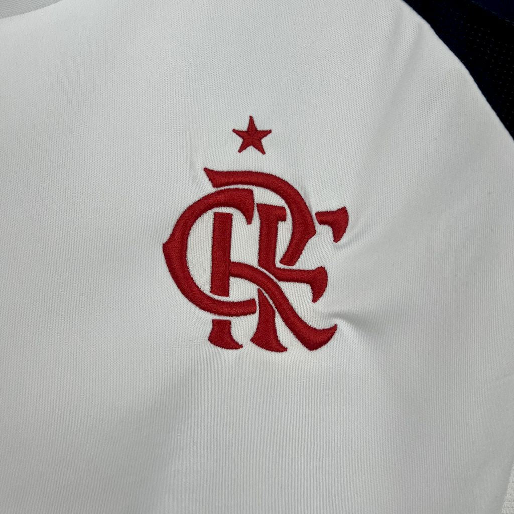 Camisola Flamengo 2025-26 Alternativa Branca Versão Mulher