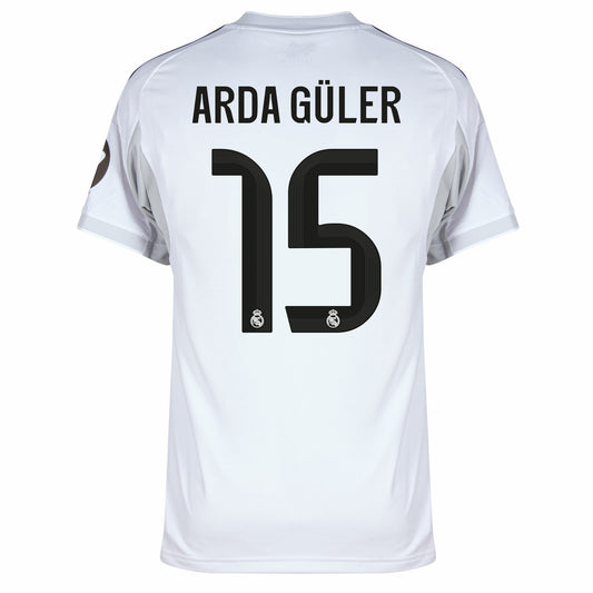 Camisola Real Madrid CF 2025-26 Principal Versão Adepto ARDA GULER #15