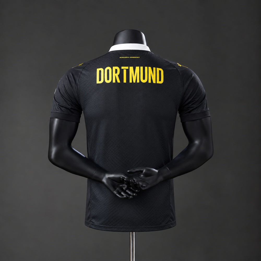 Camisola Borussia Dortmund 2026-27 Alternativa Preta Versão Jogador