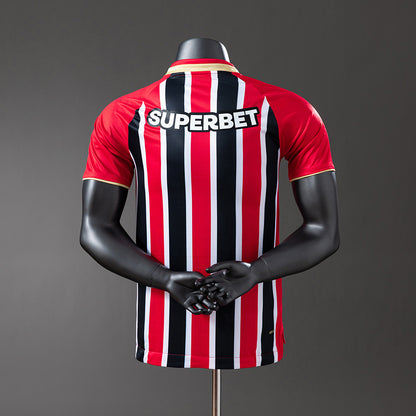 Camisola São Paulo FC 2025-26 Alternativa Riscas Versão Jogador